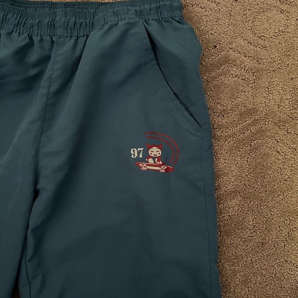 Y2K Light Blue Track Pants - Picture 3 of 5